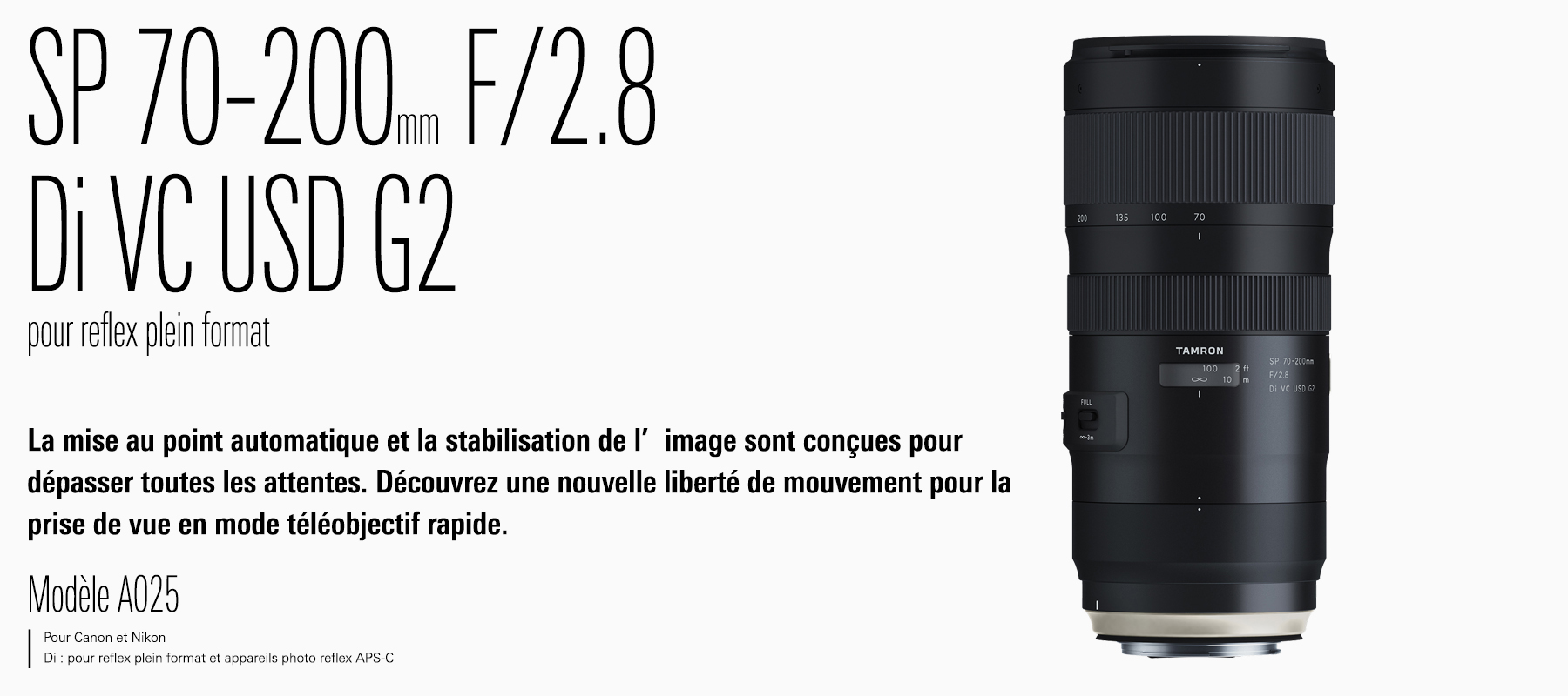 SP 70-200mm F/2.8 Di VC USD G2