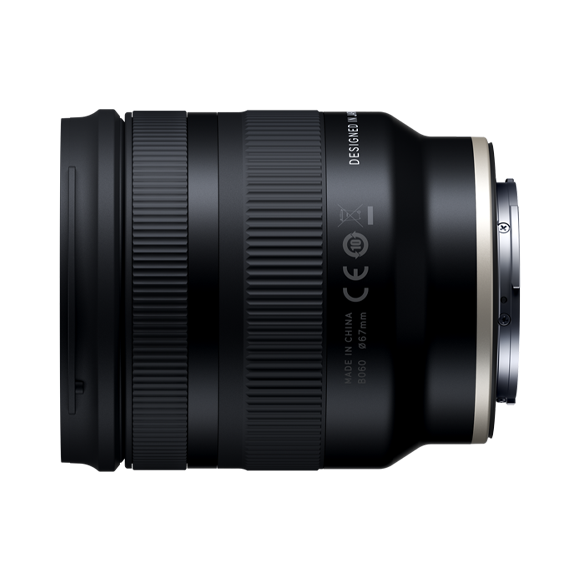 Underside-View Photo of the Sony Tamron 11-20mm F2.8 Lenses