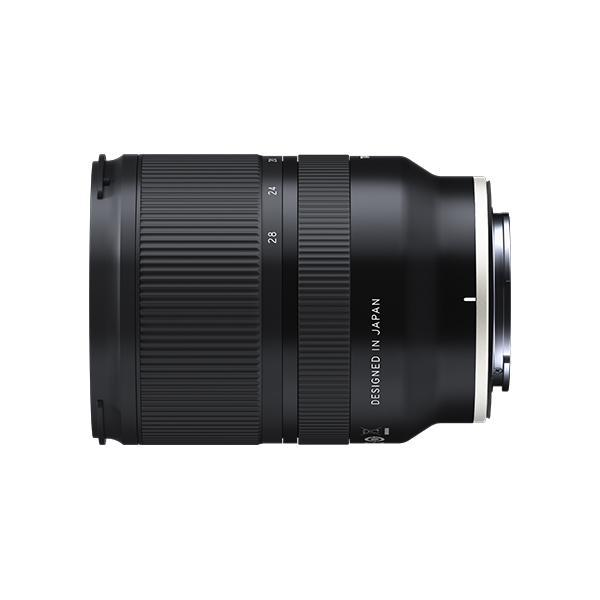 Side-View Photo of a Tamron 17-28mm F2.8 Camera Lens