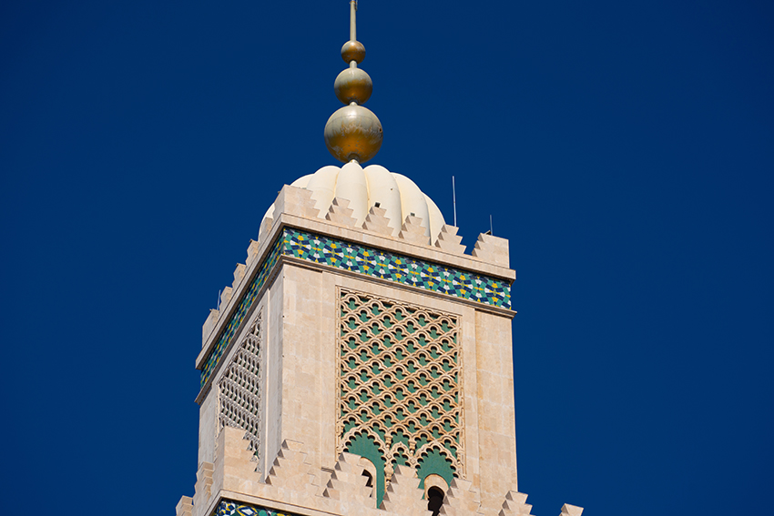 Photo of the Top of the Building with Patterned Design Shot by Tamron 28-200mm Lens at 200mm