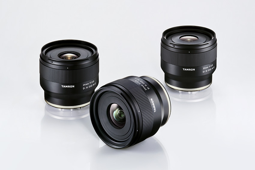 Tamron lenses for Sony E-mount cameras