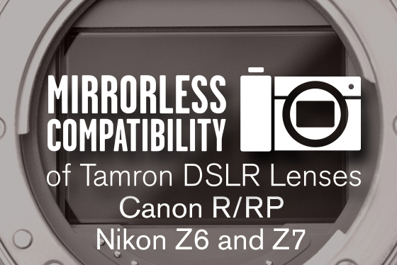 Compatibility with Canon R/RP & Nikon Z6 & Z7