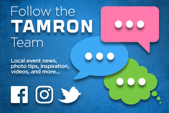 Follow the Tamron Team on social