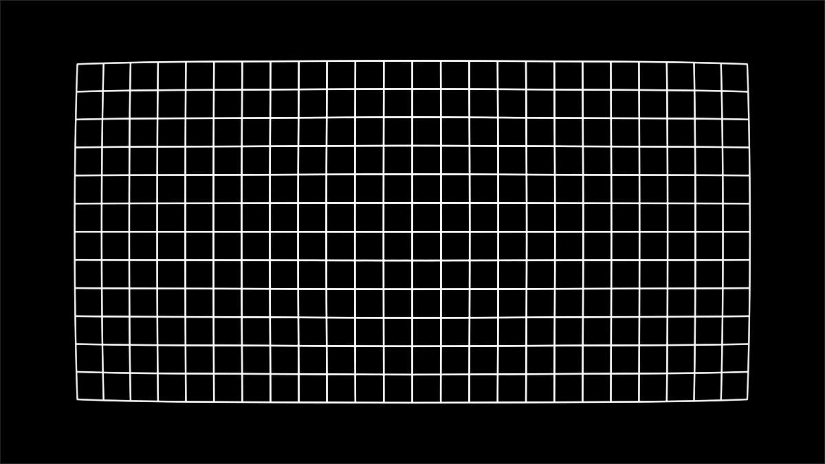 Optical simulation of distortion correction （100°horizontal angle of view）